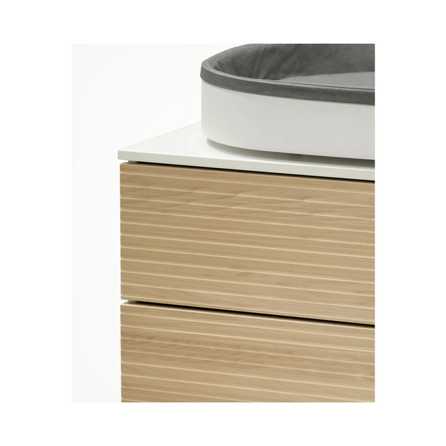 STOKKE SLEEPI - COMMODE 3 TIROIRS & PLAN À LANGER - NATUREL