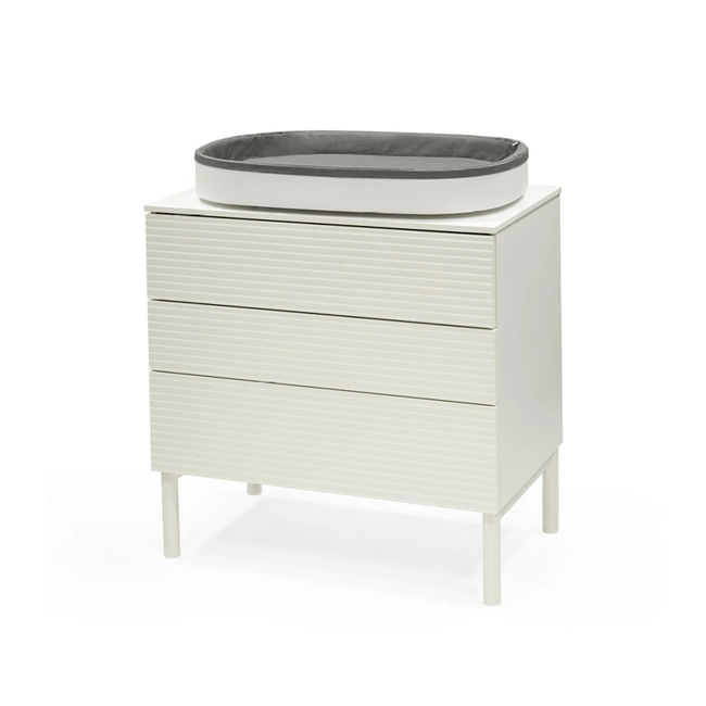 STOKKE SLEEPI - COMMODE 3 TIROIRS & PLAN À LANGER - BLANC