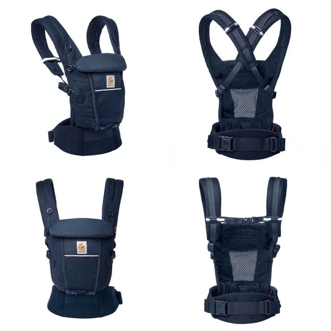 ERGOBABY PORTE BEBE - ADAPT - SOFTFLEX - BLEU NUIT