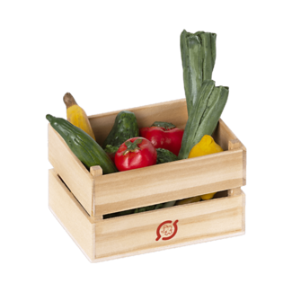 MAILEG CAGETTE DE FRUITS ET LEGUMES (COLLECTION MOBILIER MAILEG)