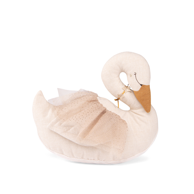 MOULIN ROTY PELUCHE GRAND CYGNE ODETTE - LA PETITE ÉCOLE DE DANSE