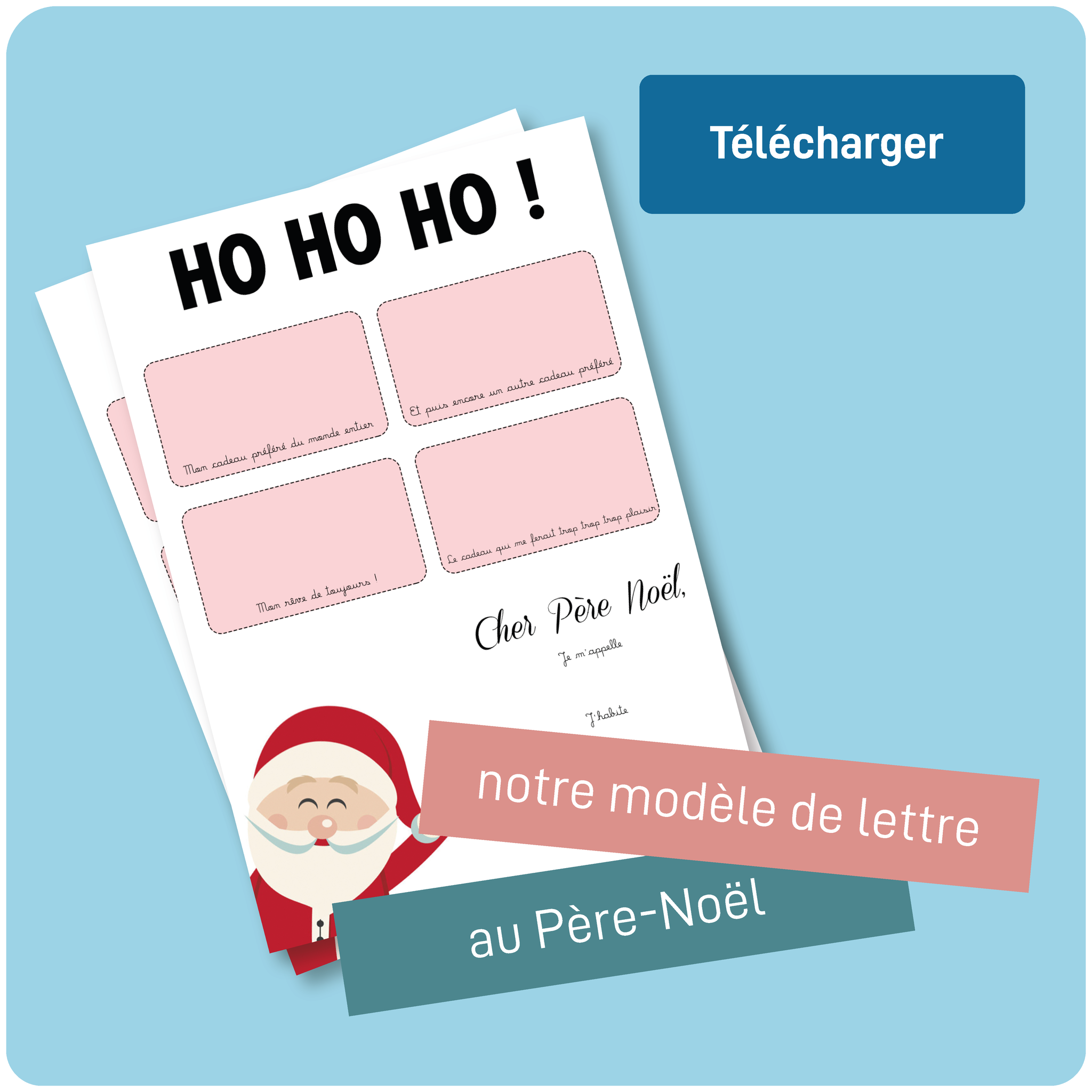 Modele de Lettre au Père Noel chez MOM POP