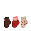 KONGES SLOJD 1 X PAIRE DE MOUFLES "FILLA" HEART MIX