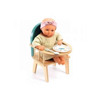 Chaise suspendue en rotin pour poupée - Poppie Toys - Accessoire