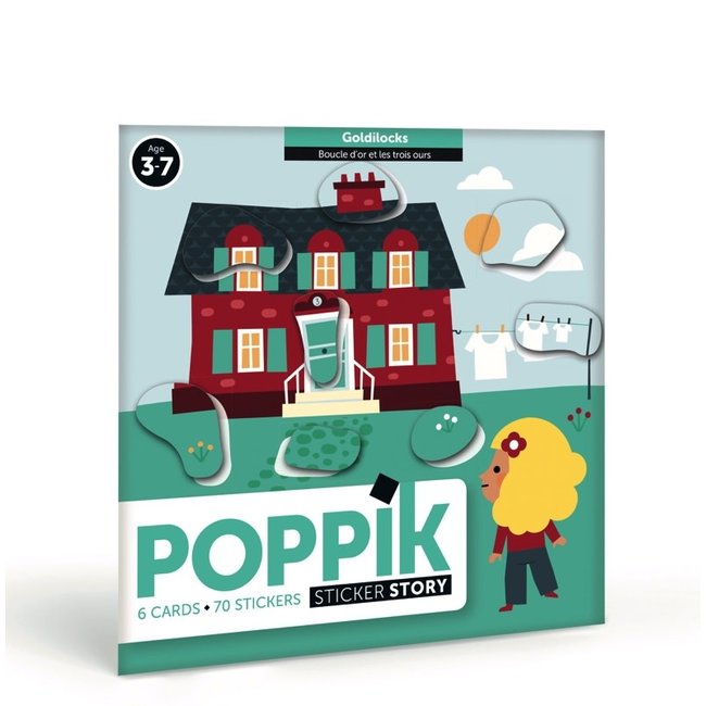 POPPIK CONTE EN STICKERS - BOUCLE D'OR 3-7ANS