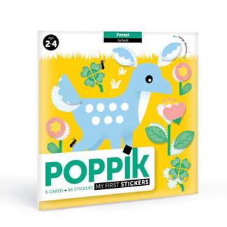 POPPIK MES PREMIÈRE GOMMETTES - ANIMAUX DE LA FORÊT 2-4ANS