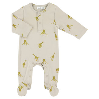 TRIXIE PYJAMA 1 PIÈCE COTON BIO - GROOVY GIRAFFE