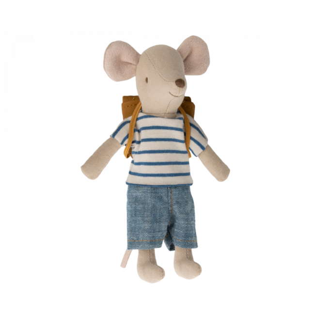 MAILEG TENUE GRAND FRÈRE SOURIS - SAC À DOS OCHRE