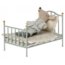 MAILEG LIT SIMPLE MÉTAL VINTAGE VERT MENTHE - POUR PETITE SOURIS