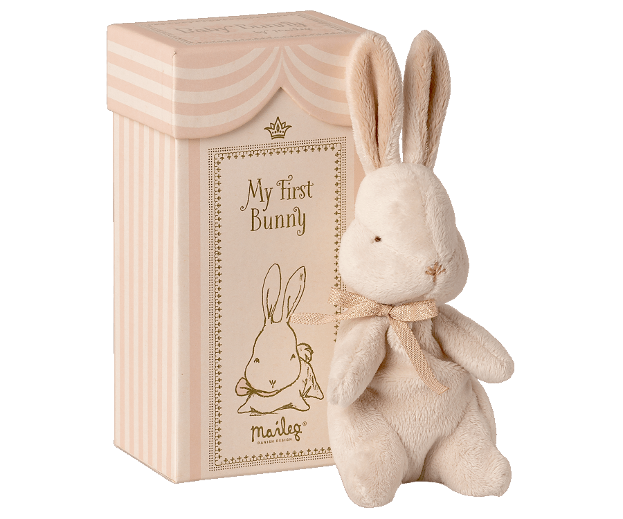 PELUCHE LAPIN MY FIRST BUNNY 18CM - ROSE