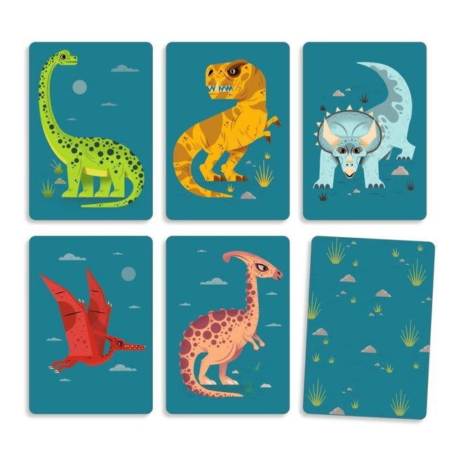DJECO JEU DE CARTES - DINO DRAFT