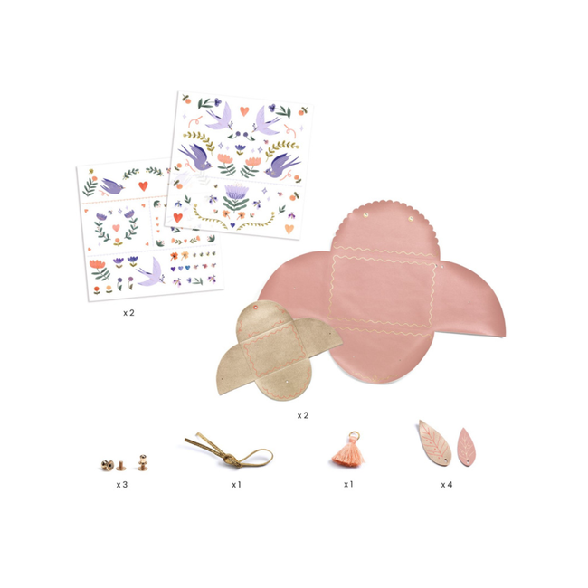 DJECO DIY - POCHETTE & PORTE-MONNAIE ASSORTIS 6-12ANS