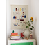 FERM LIVING TAPISSERIE MURALE ALPHABET BRODÉ MULTICOLORE