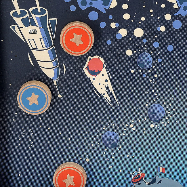 VILAC JEU DE PALET "PASSE-TRAPPE" BOIS ESPACE