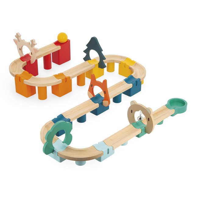 JANOD MON PREMIER CIRCUIT DE BILLE EN BOIS +2ANS