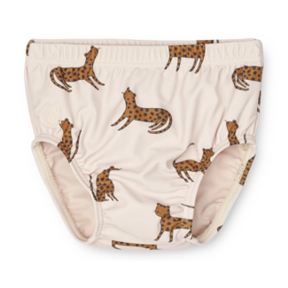 LIEWOOD CULOTTE DE BAIN BÉBÉ "ANTHONY" LEOPARD / SANDY