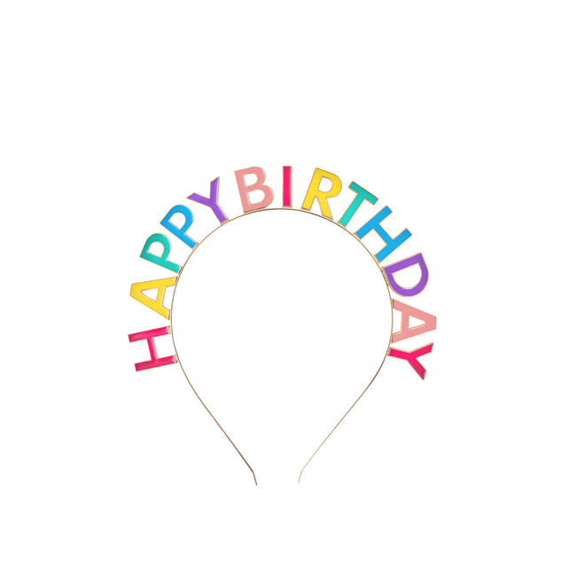 GREAT PRETENDERS SERRE-TÊTE ANNIVERSAIRE MULTICOLORE HAPPY BIRTHDAY