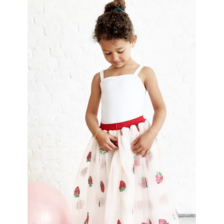 RATATAM DÉGUISEMENT - JUPON LONG MOTIF FRAISES