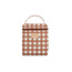 NOBODINOZ LUNCH BAG ISOTHERME HYDE PARK - TERRACOTTA CHECKS