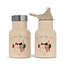 KONGES SLOJD GOURDE ISOTHERME 2 BOUCHONS 250ML - BOW KITTY