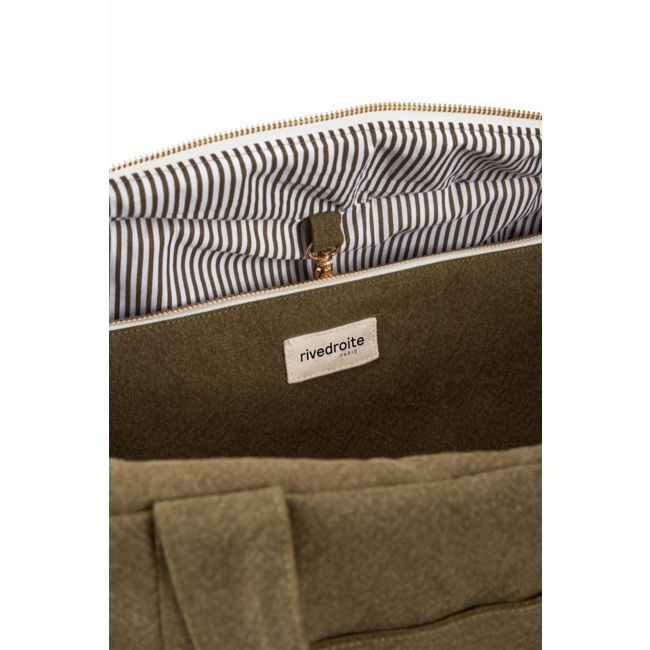 RIVE DROITE SAC À LANGER RIVE DROITE "DARCY" KAKI