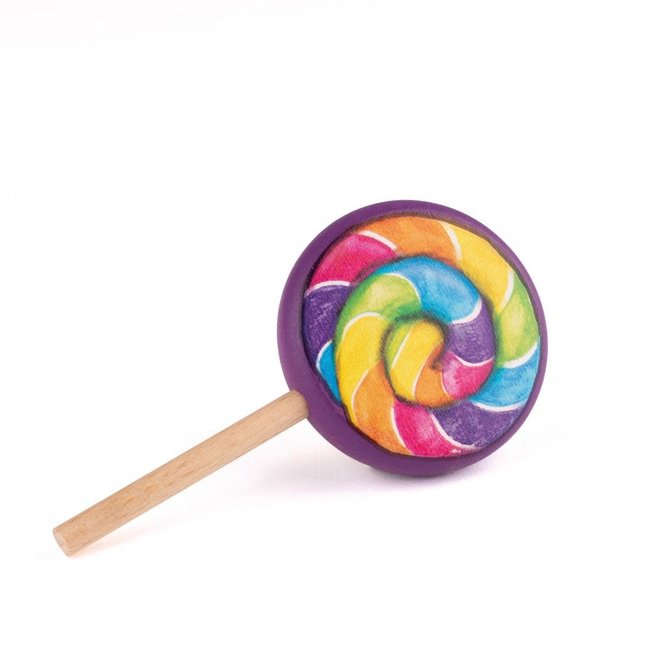 ERZI SUCETTE SPIRALE MULTICOLORE EN BOIS