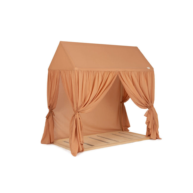 NOBODINOZ LIT CABANE "VERA" DENTELLE SIENNA BROWN