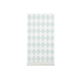 FERM LIVING PAPIER PEINT ARLEQUIN MINT