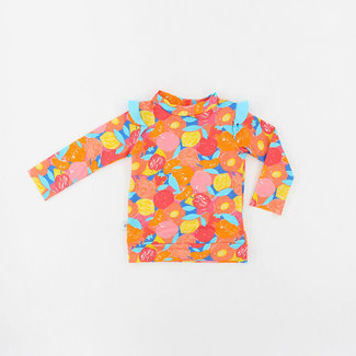 T-SHIRT ANTI-UV À VOLANTS - O SOLE MIO