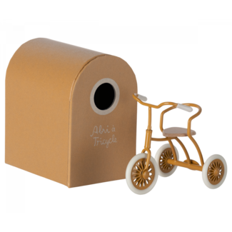 MAILEG TRICYCLE OCHRE POUR PETITE & GRANDE SOURIS - COLLECTION TRICYCLE