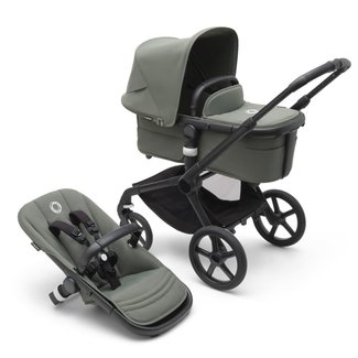 BUGABOO POUSSETTE BUGABOO FOX 5 COMPLÈTE - NOIR / VERT FORÊT