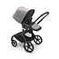 BUGABOO POUSSETTE BUGABOO FOX 5 COMPLÈTE - NOIR / GRIS CHINÉ