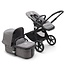 BUGABOO POUSSETTE BUGABOO FOX 5 COMPLÈTE - NOIR / GRIS CHINÉ