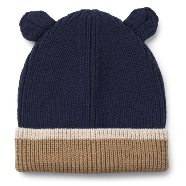 LIEWOOD BONNET OREILLES "GINA BEANIE" COTON CLASSIC NAVY MIX