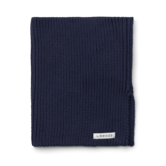 LIEWOOD CACHE-COU SNOOD "MATHIAS" COTON CLASSIC NAVY