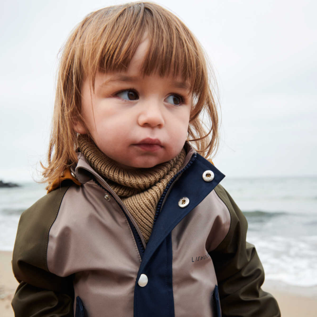 LIEWOOD CACHE-COU SNOOD "MATHIAS" COTON CLASSIC NAVY