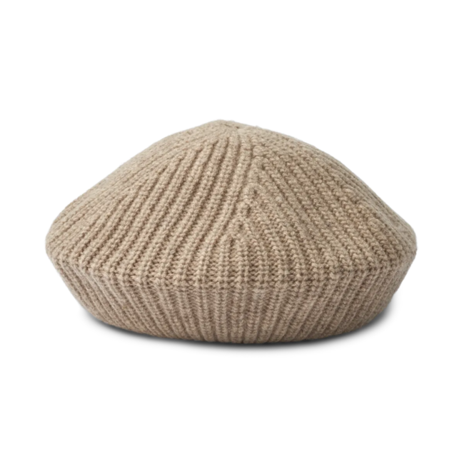 LIEWOOD BERET "BORG" OAT MELANGE