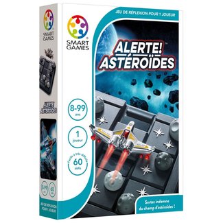 SMARTGAMES JEU COMPACT - ALERTE ! ASTÉROÏDES +8ANS