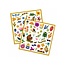 DJECO STICKERS - PLANCHE DE 160 AUTOCOLLANTS JARDIN 4-7ANS