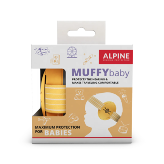 ALPINE CASQUE DE PROTECTION AUDITIVE BÉBÉ ALPINE MUFFY JAUNE