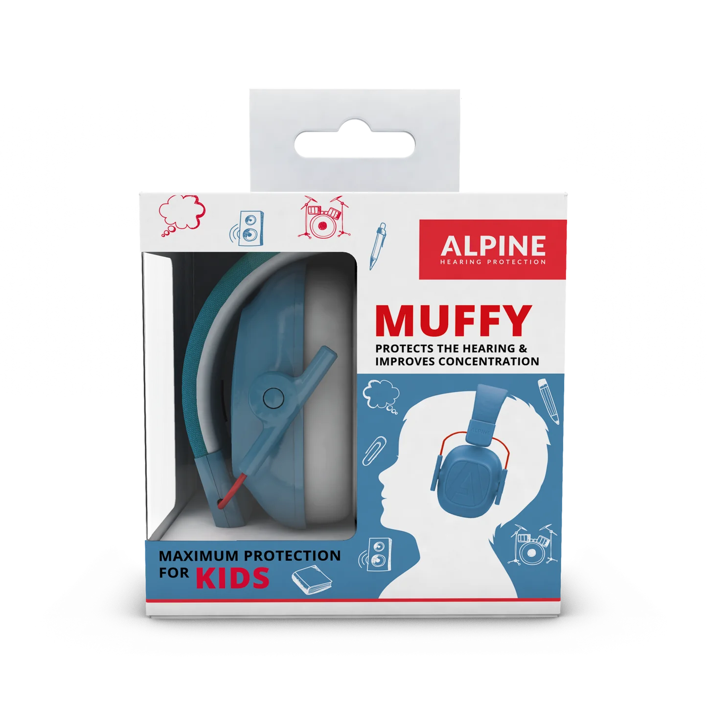 Casque audio enfant bleu