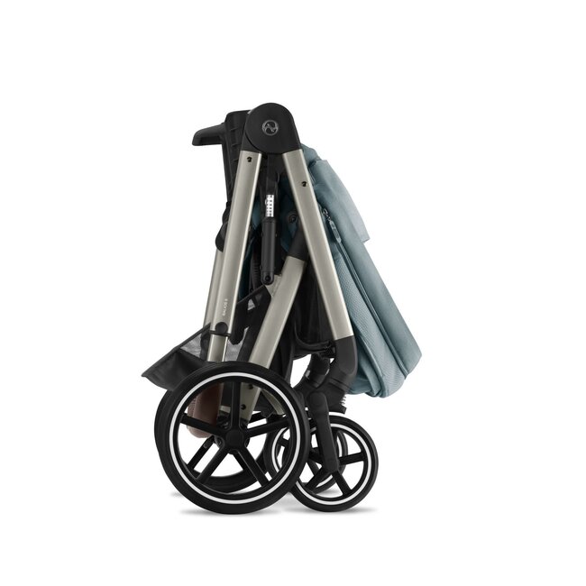 CYBEX CYBEX BALIOS S LUX - POUSSETTE TAUPE / SKY BLUE