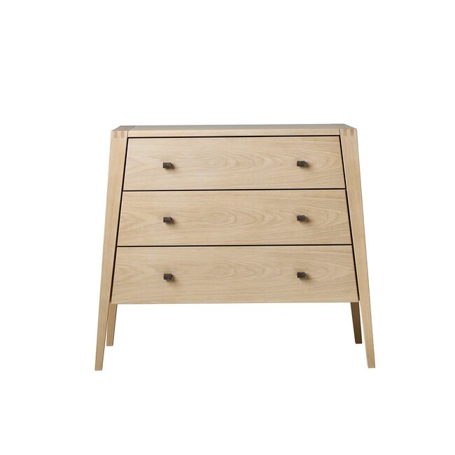 LEANDER COMMODE 3 TIROIRS LINEA CHENE NATUREL