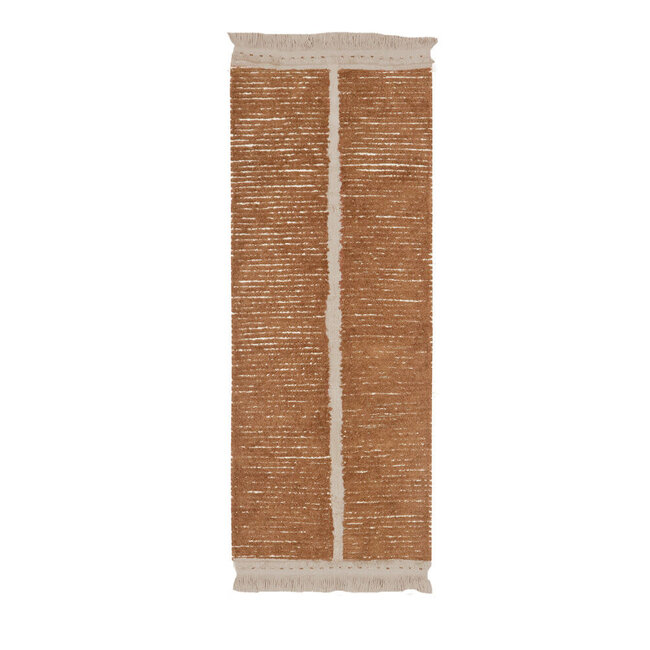 LORENA CANALS TAPIS LAVABLE REVERSIBLE DUETTO TOFFEE - 80X230CM