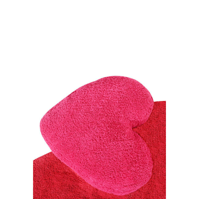 LORENA CANALS TAPIS LAVABLE COEUR AGATHA PUFFY - 160X180CM