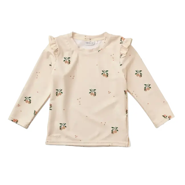 LIEWOOD T-SHIRT ANTI-UV "TENLEY" PEACH / SEA SHELL