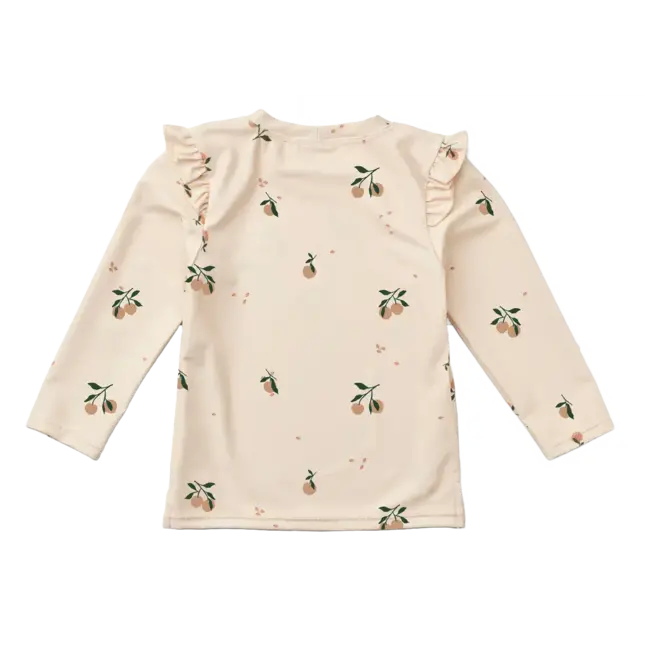 LIEWOOD T-SHIRT ANTI-UV "TENLEY" PEACH / SEA SHELL