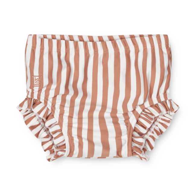 LIEWOOD CULOTTE DE BAIN BÉBÉ "MILA" TUSCANY ROSE / CRÈME DE LA CRÈME