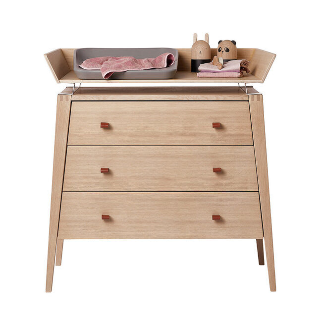 LEANDER GRAND PLAN A LANGER COMMODE LEANDER LINEA CHENE NATUREL