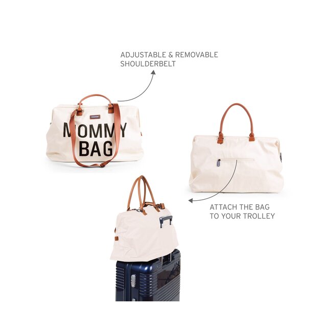 CHILDHOME SAC À LANGER MOMMY BAG - ÉCRU NOIR